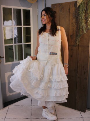 Ewa i Walla rok patch Dorit 22311 SS26 cream main image 1