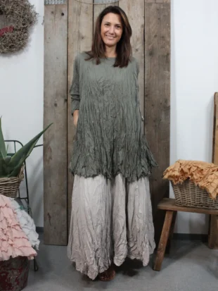 PRIVATSACHEN Tunika aus Egyptcotton EINENWEISE in Mimos one size