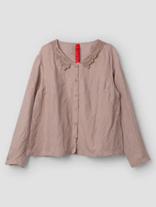 Ewa i Walla Bluse Agna 44212 AW26 in Grey mauve