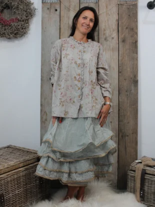 Les Ours  Rock MADOU AW26 in Organza Sauge