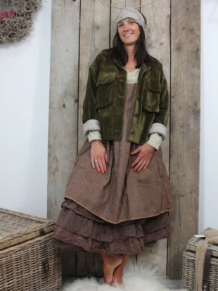 Les Ours  Jacke TEIKI AW26  Velours Ras Foret