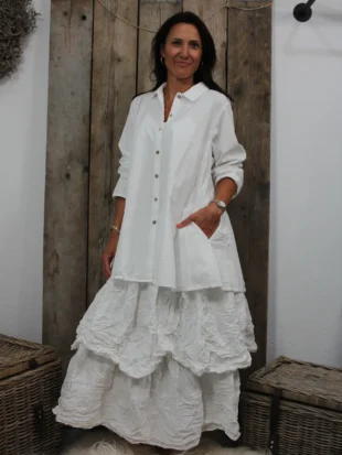 PRIVATSACHEN Bluse REALOCAL in Schnee