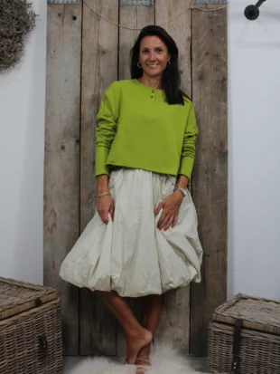 PRIVATSACHEN Sweatshirt FAIRFORM  in Kornweihe one size