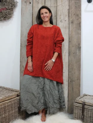 PRIVATSACHEN Pullover aus Ökoteddy NANNENUR in der Farbe Kichern