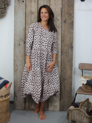 Ewa i Walla Kleid Klara 55980 AW26 in Grey mauve